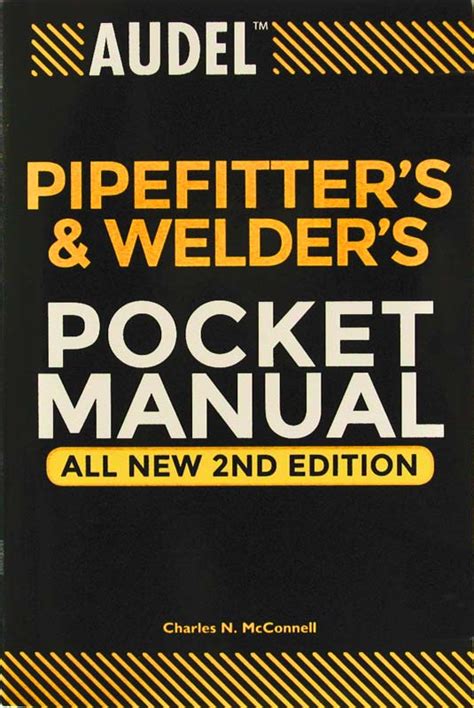 Audel pipefitter s and welder s pocket manual audel pipefitter s and welder s pocket manual. - Pattern recognition and image analysis solution manual.