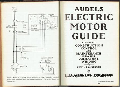 Audels electric motor guide covering construction control and maintenance including armature winding. - Manuale di installazione di forni industriali consolidati.