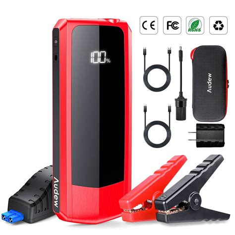 Audew Jump Starter, Car Auto Battery Jump Starter Portable ... - Walmart