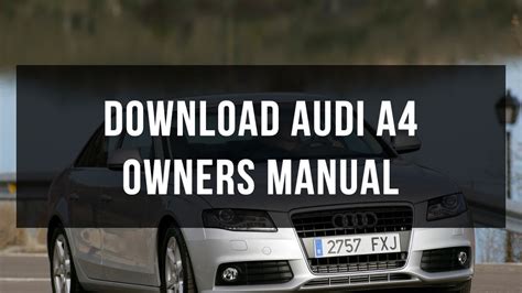 Audi a4 avant 2009 owners manual. - Beteiligung des kindes an der liturgie von den anfängen der kirche bis heute.