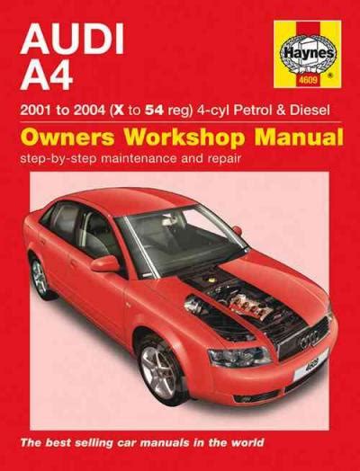 Audi a4 b6 2001 2004 petrol diesel repair manual. - Polymer blends handbook by l a utracki.