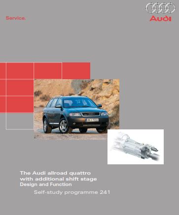 Audi allroad quattro 2005 service und reparaturanleitung. - Rapport sur le droit économique italien.
