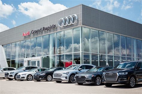 Audi grand rapids. Learn about the 2023 Audi SQ5 SUV for sale at Audi Grand Rapids. Skip to main content. Sales: 616-988-9797; Service: 616-988-9797; Parts: 616-988-9797; 6025 28th Street SE Directions Grand Rapids, MI 49546. Audi Grand Rapids Home New New Vehicles. All New Vehicles Audi Electic Audi Sport Shopping Tools. Order or Reserve Buy Your Way 