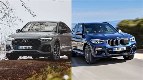 Audi q5 vs bmw x3. Feb 19, 2013 ... BMW X3 30d vs Audi Q5 3.0TDI · BMW X3 30d. The X3 and its rival are similar in structure though the BMW's styling is sharper. Cabin room is ... 
