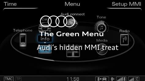 Audi q8 engineering menu. .  This should bring up the hidden menu that all...
