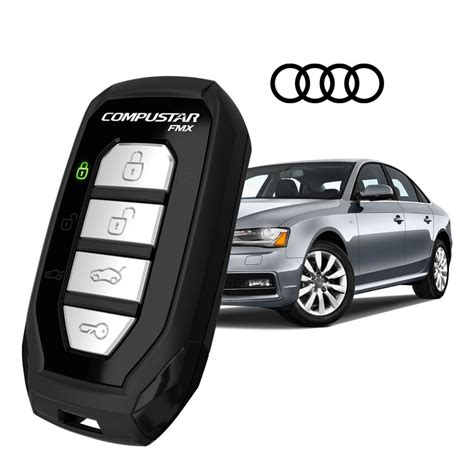 Audi remote start. 0. # 4592233938. Audi A4 With Key Port 2012, EVO 1-Way All-In-One Remote Starter Kit by Fortin®. Part of EVO 4 SERIES and based on an FM 433 MHz communication platform, EVO-ONE-411 is a 1-way all-in-one remote starter kit that includes an EVO-ONE module... Controls start, stop, lock and unlock functions … 