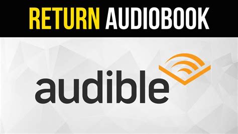 Audible book return. Oct 8, 2022 · On desktop: Under your name, select Account Details > Purchase History > Return > choose a reason > Return. On mobile site > Menu > My Account > Purchase History > select book > Return > choose reason > Return. You have 365 days from the date of purchase to return a title. This article explains how to return a book on Audible. 