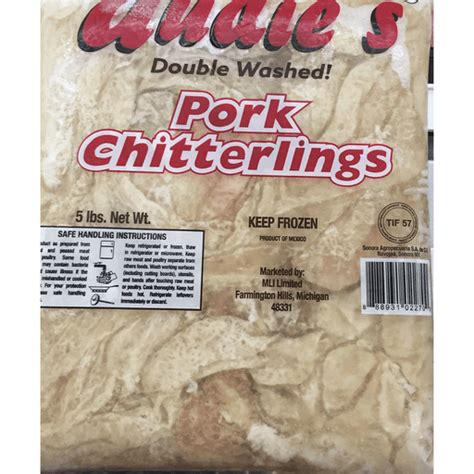 Aunt Bessie's Hand Cleaned Chitterlings We've updated our p