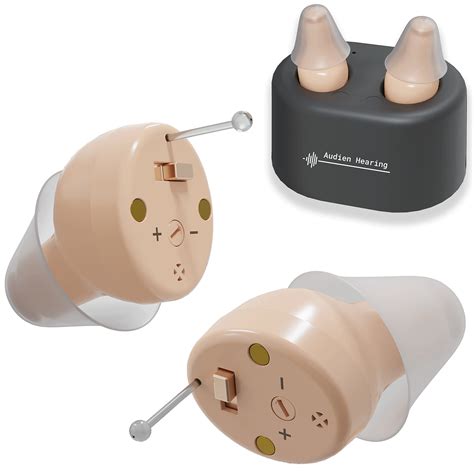 Audien hearing aids amazon. Audien ATOM Rechargeable Hearing Amplifier to Aid and Assist Hearing, Premium Comfort Design and Nearly Invisible - Brown Color 3.1 out of 5 stars 11 $99.99 $ 99 . 99 