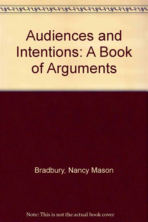 Audiences and intentions a book of arguments. - Msc maths syllabus guide alagappa university dde.