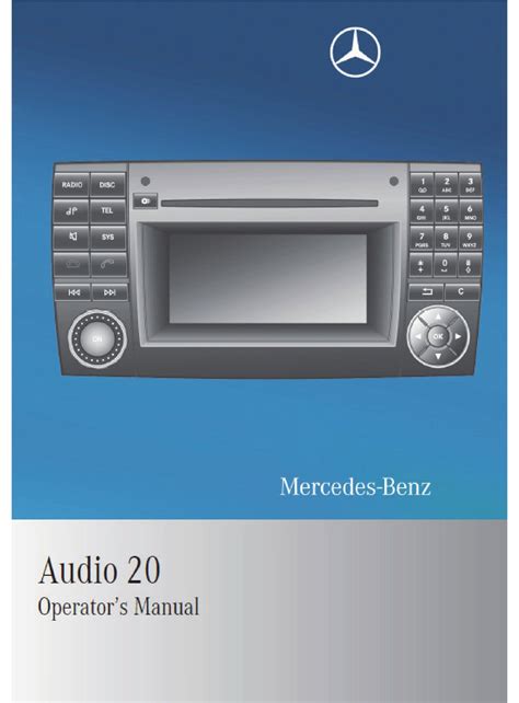 Audio 20 mercedes benz manual model 2005. - Quand l'état se mêle de l'histoire.