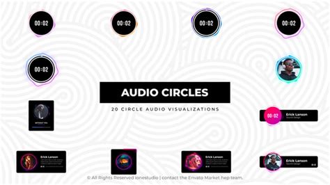 Audio Visualization After Effects Template Video Demo in 2021 After