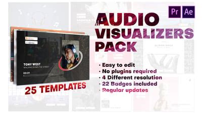 Audio Visualizer Premiere Pro Template Free