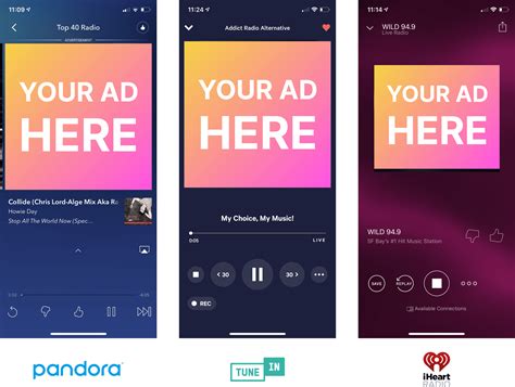 Audio ads. Companion ads: accompanying ads, e.g. banners with the brand’s logo and a CTA, displayed in the audio player while the audio ad is playing. A SmartWater companion ad displayed in place of the original album art. Image: Spotify. Ad pods: “slots” for one or more audio ads in the content. Skippable ads: Ads in audio can appear as … 