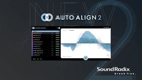 Audio alignment.  By handling the technical aspects of audio alignment, Auto-Align 2 allow...