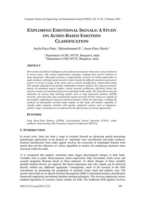 Audio emotion classification dataset.  Emotions conveyed through voice, such as ...