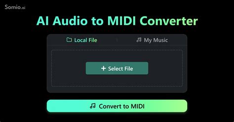 Audio mp3.  Level volume, without distortion.  Our AI Audio to MIDI converter effortlessly co...