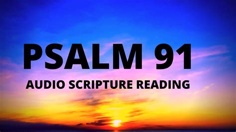 Psalms 91 - New Living Translation (NLT) Audio Bible. The book of Psalms, contained in the Old Testament, contains a compilation of poetic poems. Many of.... 