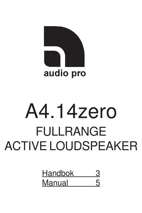 Audio pro a4 14 service manual. - The global road warrior 100 country handbook for the international business traveler.