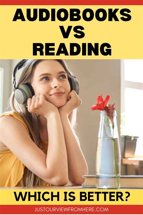Audiobooks vs reading. Because listening to an audiobook accomplishes the following: 1. Increases word exposure and improves vocabulary. Research suggests that the act of reading is multi-faceted: 1) An explicit skill building activity necessary to access print. 2) An ability to comprehend text that comes from accurate word decoding. 