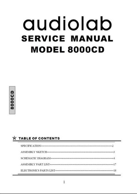 Audiolab 8000cd original service manual in. - A guide book of lincoln cents official red books.