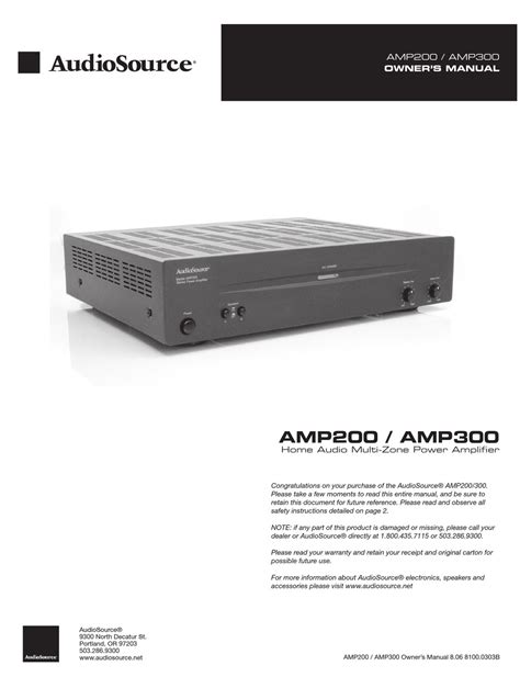 Audiosource amp 300 service manual.  Find how-to articles, videos, and...