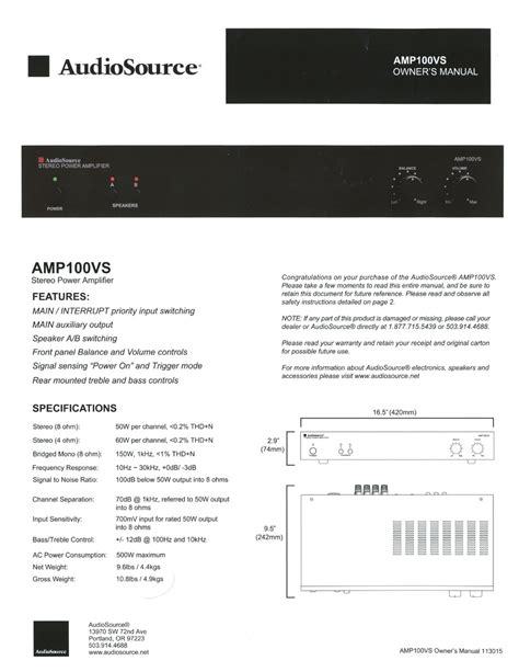 Audiosource amp one a service manual. - Sentieri 2nd ed student edition with supersite code ss and vtext and student activities manual.