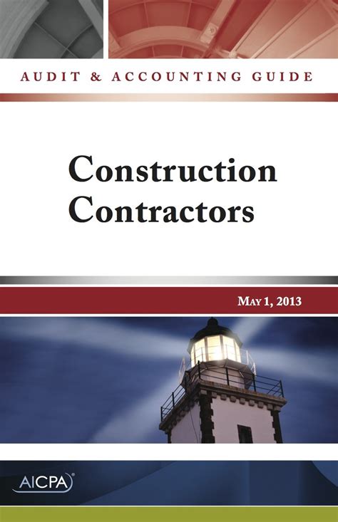 Read Audit And Accounting Guide Construction Contractors By Aicpa