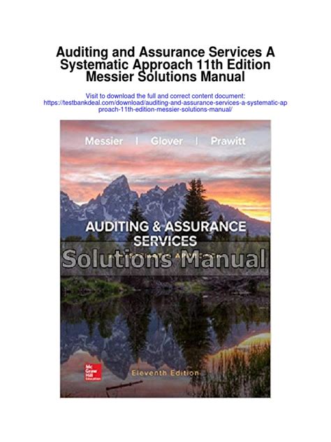 Auditing and assurance services 11th edition student solutions manual chapters 1 24 delivered by email in format. - Making sense of near death experiences a handbook for clinicians.