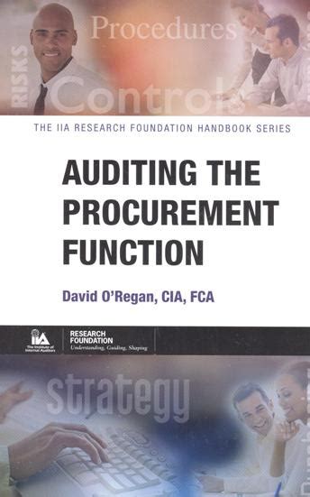 Auditing the procurement function the iia research foundation handbook series. - 96 nissan maxima vacuum hose manual.
