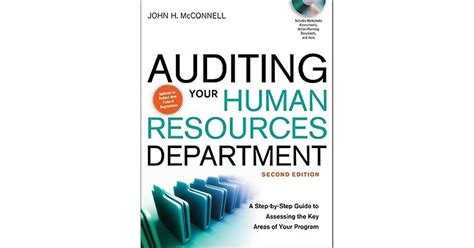 Read Online Auditing Your Human Resources Department A Stepbystep Guide To Assessing The Key Areas Of Your Program By John H Mcconnell