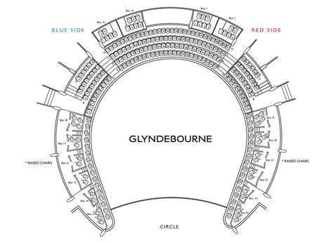 Auditorium map - Glyndebourne