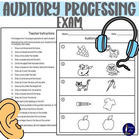 Auditory memory activities worksheets.  Improve auditory memory Step 1: Get a baseline measu...