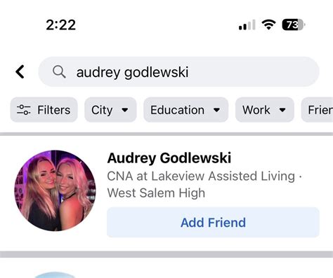 Audrey godlewski facebook. There is never a dull moment in Audrey’s world, so let’s start this crazy experience! Audrey Godlewski Video. Audrey Godlewski, who is famous in social media, has used the digital world with interesting videos on platforms such as TikTok, Twitter, Reddit, Instagram, Telegram, YouTube and Facebook. CHECK THIS OUT: FULL … 