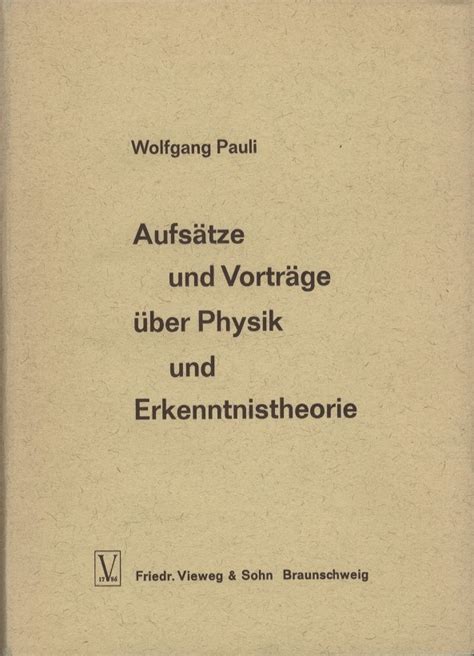Aufsätze und vorträge über physik und erkenntnistheorie. - Manual de mitología de alexander s murray.