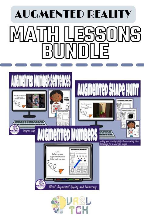 Augmented Reality Math Lessons BUNDLE vr2ltch