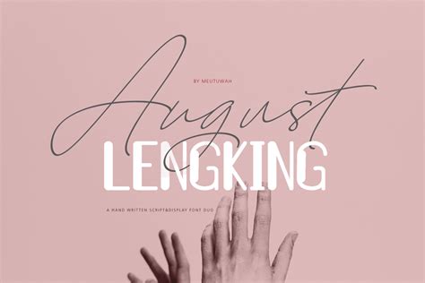 August Script Font Free Dafont Free