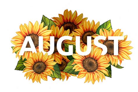 August clipart printable, August printable Transparent FREE for