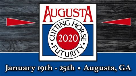 Augusta Futurity 2023 Dates