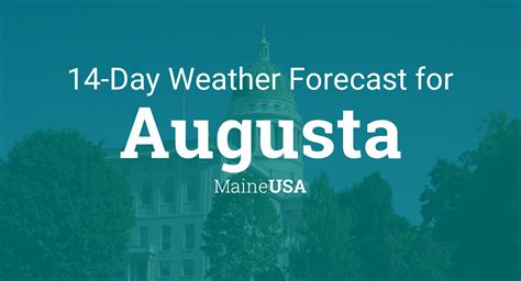 Point Forecast: Augusta ME. 44.34°N 69.73°W (Elev. 151 ft) Last Update: 3:22 am EDT Oct 6, 2023. Forecast Valid: 4am EDT Oct 6, 2023-6pm EDT Oct 12, 2023. Forecast Discussion.. 