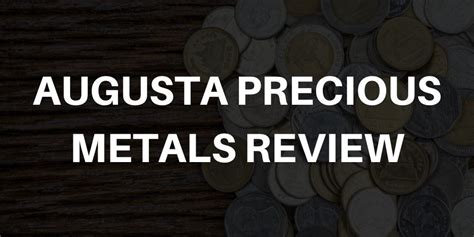 Augusta precious metals review 2023. Things To Know About Augusta precious metals review 2023. 