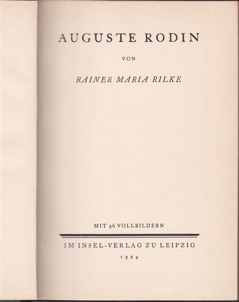 Read Online Auguste Rodin By Rainer Maria Rilke