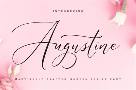 Augustine Calligraphy Font - UpFonts