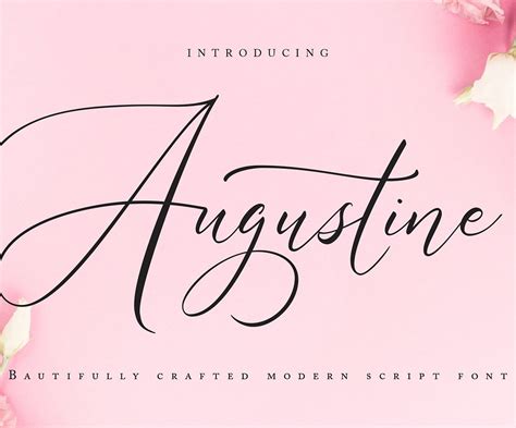 Augustine Modern Script Font 89171