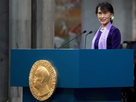 Aung san suu kyi nobel peace prize