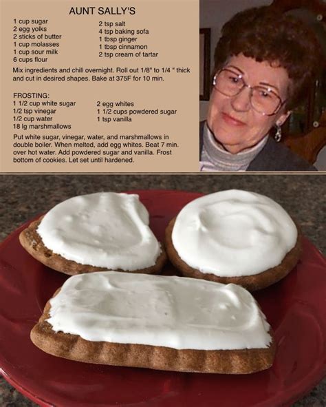 Aunt Sally Cookies
