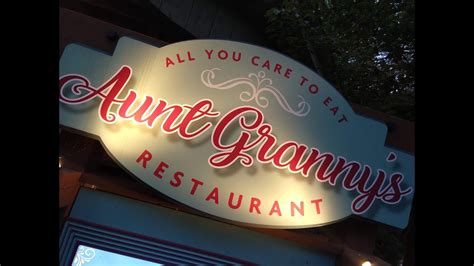 Updated on: Apr 08, 2024. All info on Aunt Granny's Restaurant in Pigeon Forge - Call to book a table. View the menu, check prices, find on the map, see photos and ratings.. 