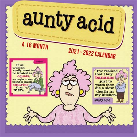 Aunty Acid Calendar 2022