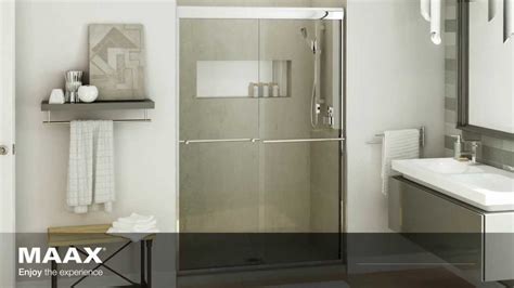 Aura Shower Door -- MAAX Bath Inc. - YouTube