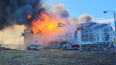 Aurora Fire Rescue responds to large building fire Saturday